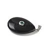 Natural Obsidian Pendants G-P599-02P-08-2