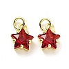 Eco-friendly Brass Micro Pave Cubic Zirconia Pendants LS-KK-D080-44G-05-1