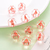 Transparent Acrylic Beads TACR-S154-19A-52-6