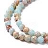 Synthetic Imperial Jasper Dyed Beads Strands G-D077-A01-01I-4