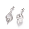 Natural Quartz Crystal Pendants G-L512-G12-2