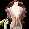 10 Yards Lucency Polyester Pleated Lace Trim OCOR-GF0004-74B-6