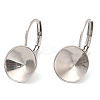 Tarnish Resistant 304 Stainless Steel Leverback Earring Findings STAS-R123-15P-1