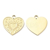 Ion Plating(IP) 316L Surgical Stainless Steel Pendants STAS-Q247-11G-1