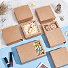 Kraft Paper Storage Gift Drawer Boxes CON-WH0095-56D-5