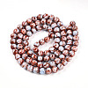 Baking Paint Glass Beads Strands X-DGLA-N003-10mm-A03-2