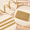 Polyester Braided Lace Trim Ribbon for Curtain Sofa Decoration OCOR-WH0105-013B-01-5