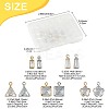 20Pcs 10 Styles Brass Pave Clear Cubic Zirconia Charms ZIRC-FS0001-03-4