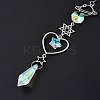 AB Color Plated Crystal Bullet Big Pendant Decorations HJEW-G019-03A-5