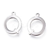 Tarnish Resistant 304 Stainless Steel Charms STAS-H112-Q-P-2