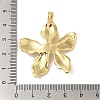 Rack Plating Brass & Cubic Zirconia Pendants KK-L216-068G-3