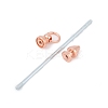 Alloy Bar Beadable Keychain for Jewelry Making DIY Crafts KEYC-A015-01RG-2