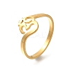 304 Stainless Steel Rings for Women RJEW-S238-09G-1