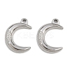 304 Stainless Steel Pendants STAS-L303-15P-1