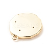 Brass Micro Pave Clear Cubic Zirconia Pendants LS-KK-G412-02LG-3