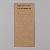 Rectangle Kraft Paper Sublimation Car Coaster Display Cards CDIS-WH0024-18B-02-1