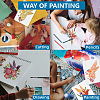 1 Set PET Hollow Out Drawing Painting Stencils DIY-MA0004-69-6