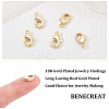 Brass Lobster Claw Clasps KK-BC0005-79G-NF-3