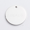 304 Stainless Steel Quote Pendants STAS-WH0014-03P-2