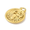 Real 18K Gold Plated Tone 304 Stainless Steel Pendants STAS-K291-01G-08-2