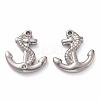 Non-Tarnish 304 Stainless Steel Pendants STAS-O140-12P-1