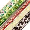 Ethnic Style Polyester Embroidery Ribbons CWIR-XCP0001-22B-1
