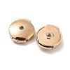 Rack Plating Brass Ear Nuts KK-F864-07RG-2