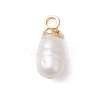 Natural Cultured Freshwater Pearl Rice Charms PALLOY-JF04868-3