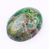 Synthetic Regalite/Imperial Jasper/Sea Sediment Jasper Cabochons X-G-E377-01A-2