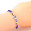 Bohemian Style Glass Braided Bead Bracelets ZC8551-1-1