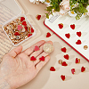 26Pcs Heart Alloy Enamel Lapel Pin Backs for Backpack Clothes JEWB-FH0003-13-3