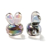 UV Plating Rainbow Iridescent Acrylic Beads X1-PACR-E001-05G-2