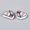 Printed Opaque Resin Beads RESI-N043-09B-03-2
