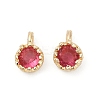 Brass Pave Cubic Zirconia Pendants KK-H204-03KCG-05-1