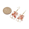 Dyed Natural Mixed Gemstone Chips Tree Dangle Earrings EJEW-JE05734-5