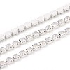 Iron Rhinestone Glass Cup Chain CH-U001-01K-2