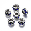 Alloy Rhinestone European Beads MPDL-Q212-001A-RS-1
