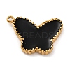 Ion Plating(IP) 304 Stainless Steel Enamel Pendants STAS-A102-01G-05-1