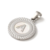 304 Stainless Steel Pendants STAS-I204-A-P-2