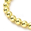 Rack Plating Brass Round Bead Slider Bracelets for Women LS-BJEW-M232-01G-C-3