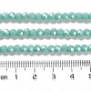 Electroplate Opaque Glass Beads Strands LS-EGLA-A035-P4mm-A14-4