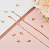 50Pcs 304 Stainless Steel Lobster Claw Clasps STAS-BBC0006-02A-4