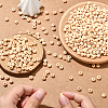 Natural Unfinished Wood Beads WOOD-SP0001-62A-4