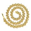Rack Plating Brass Pave Cubic Zirconia Butterfly Link Necklaces NJEW-A031-03G-04-2