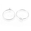 316 Surgical Stainless Steel Hoop Earring Findings STAS-P221-01C-P-2