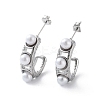 304 Stainless Steel Stud Earrings EJEW-D095-07P-1