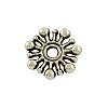 Tibetan Style Alloy Flower Spacer Beads TIBEB-5532-AS-LF-1