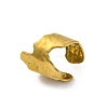 Irregular 304 Stainless Steel Open Cuff Rings for Women RJEW-M019-60G-2
