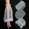 Gauze Lace Arm Sleeves AJEW-WH0248-29B-4