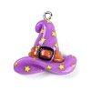 Halloween Theme Resin Pendants RESI-M046-01M-02-1